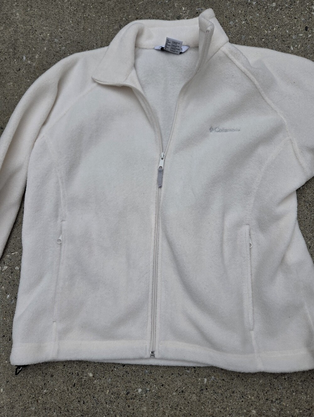 Columbia Benton Springs Full Zip Fleece Jacket - Women's Size XL Cream